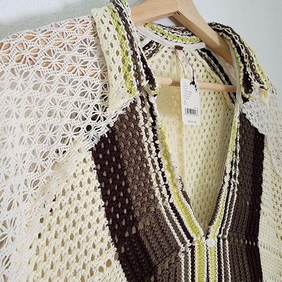NWT Free People Kelly Crochet Maxi Top XL - Picture 13 of 15